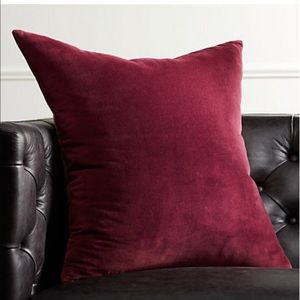 CB2 Leisure Plum Pillow w/ insert!